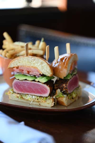 Blackened Ahi Burger