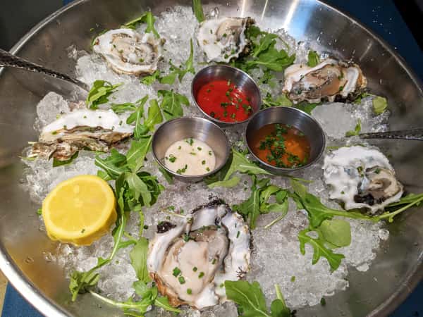 Chilled Oysters on the Half Shell*