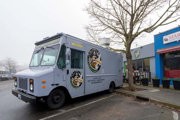 sandwich shop and food trucks