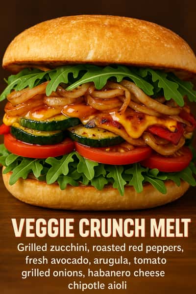 VEGGIE CRUNCH MELT