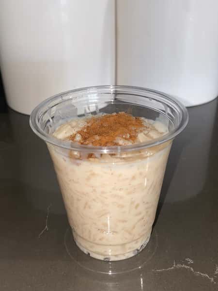 milky rice & cinnamon pudding