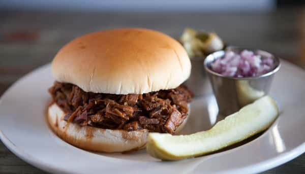Texas Chopped Beef Sandwich