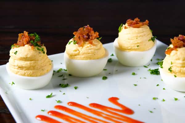 Deviled Eggs with Bacon_There on 5th_1