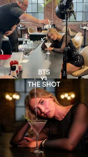 BTS vs. the shot 📸
A little styling, a little teamwork, and a whole lot of trying not to take a sip before we get the perfect shot.