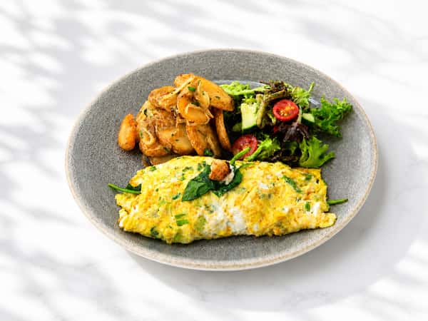 Salmon Lox & Rye Omelet