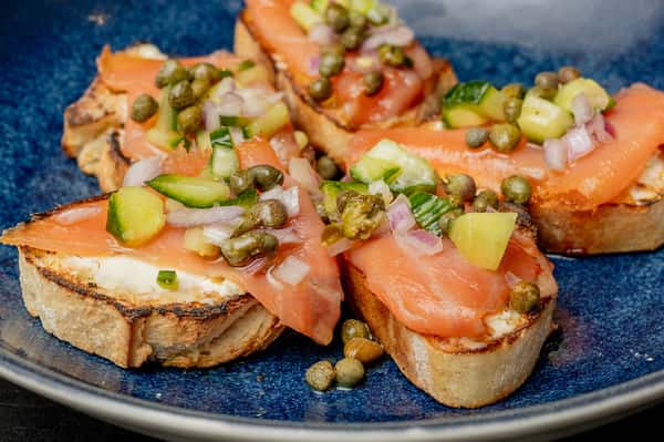 Smoked Salmon Crostini