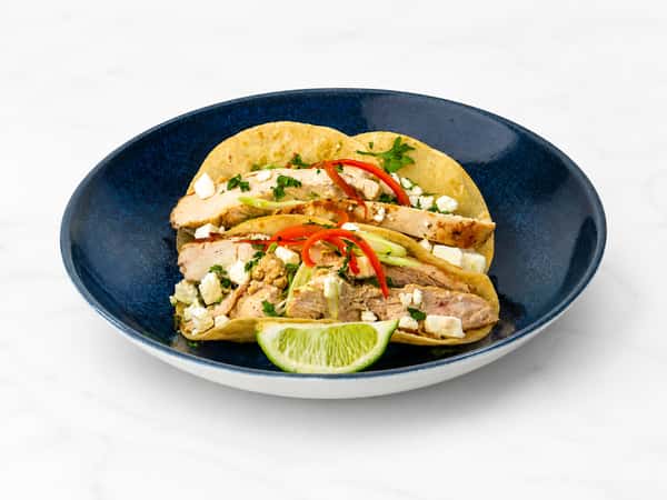Grilled Pesto Chicken Tacos