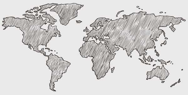 Map of the world