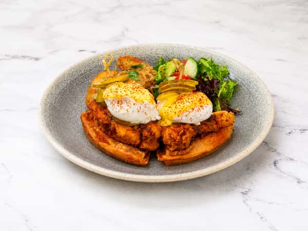 Nashville Hot Chicken & Waffle Benny
