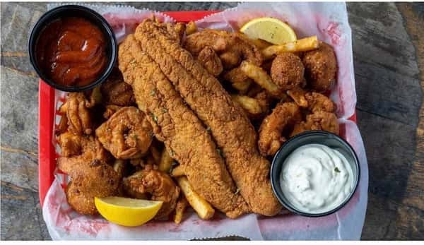 Cajun Seafood Platter