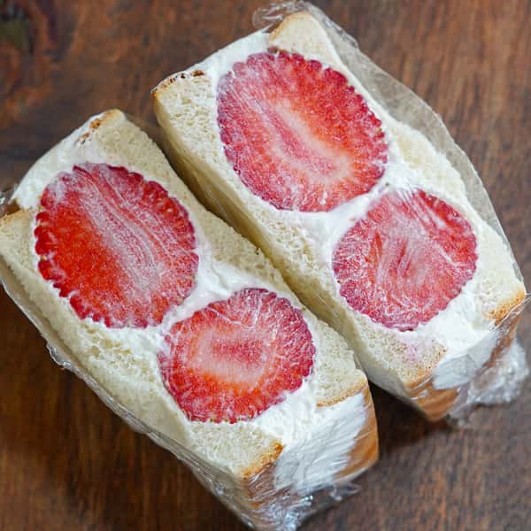 Strawberry Fruit Sandwich
