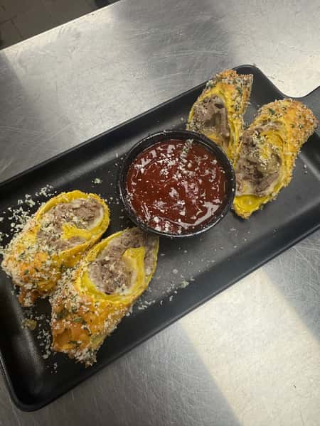 Philly Cheese Logs