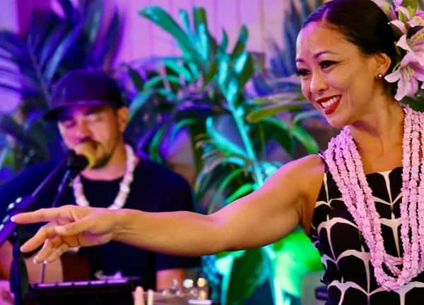 Hawaiian music and hula dance performances