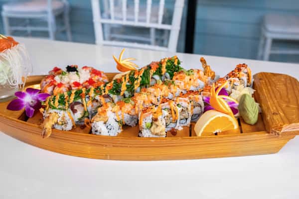 boat of sushi