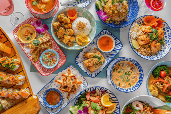 hero shot of allbangkok happy bowl food