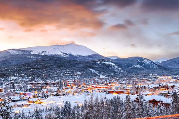 birds eye view of breckenridge