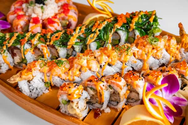 close up sushi