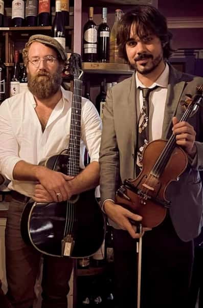 Photo of 2 musical preformers
