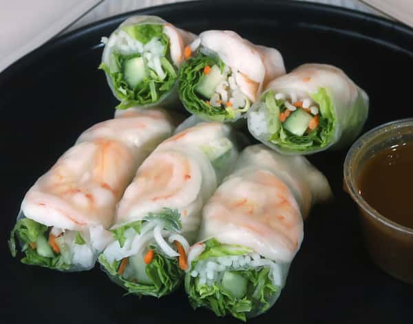 2A. Steamed Shrimp Spring Rolls (3)