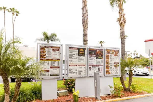 drive thru signs