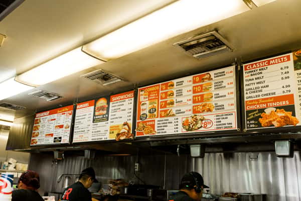 interior ordering sign