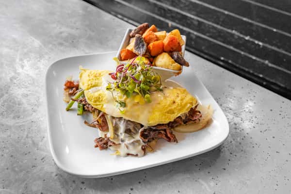 CBC Cheese Steak Omelet