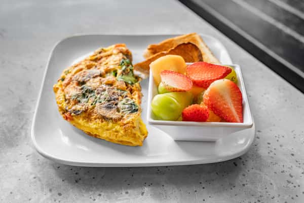 Loaded Veggie Omelette