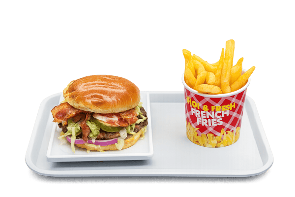 (#26 Combo) Bacon Double Smash Burger