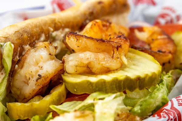 Grilled Shrimp Poboy
