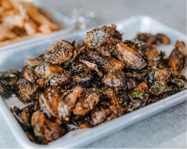 Crispy Fried Brussel Sprouts w Cajun Ranch