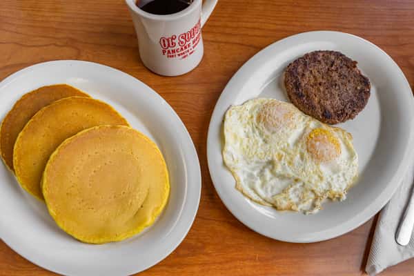 Hamburger Steak & Eggs