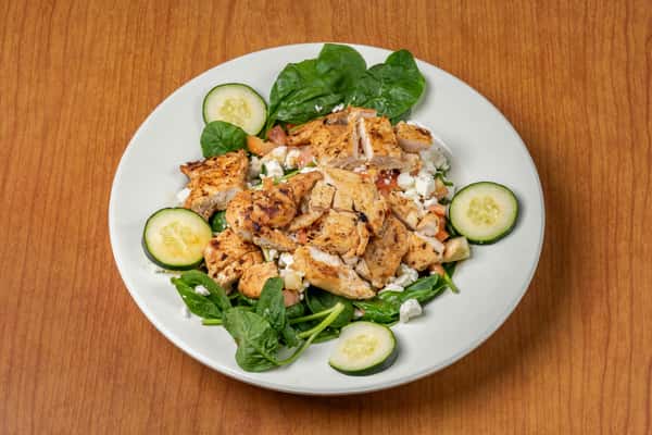 Grilled Chicken Spinach Salad