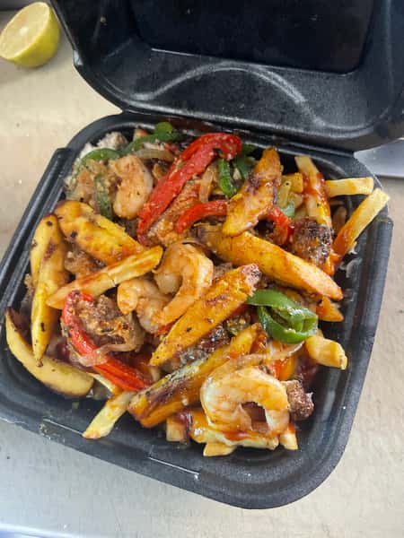 Loaded Jerk Fries