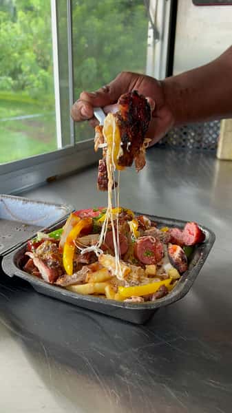 Loaded Jerk Fries