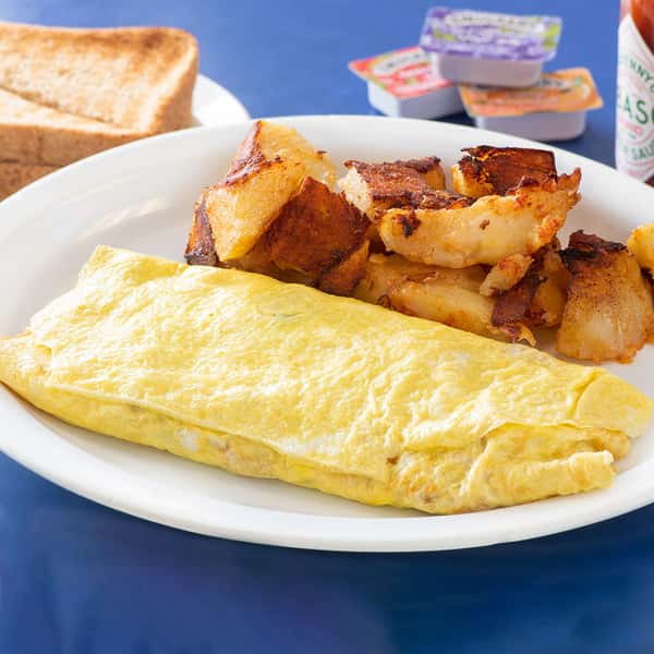 Sausages & Cheese Omelet
