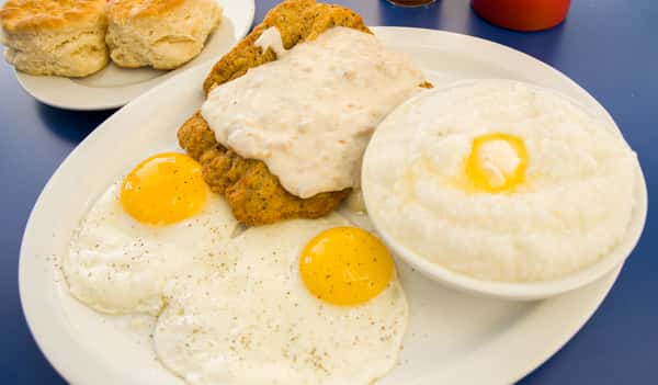 Two Eggs & Country Fried Steak*