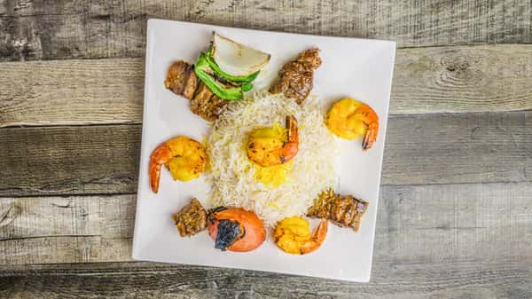 Shrimp with Lamb or Beef