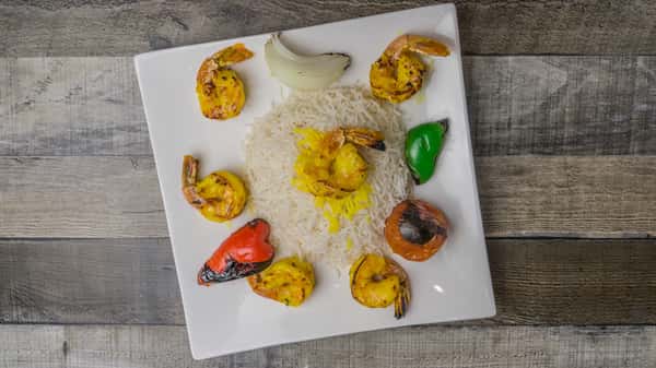 41-Tender Glazed Shrimp Kabab