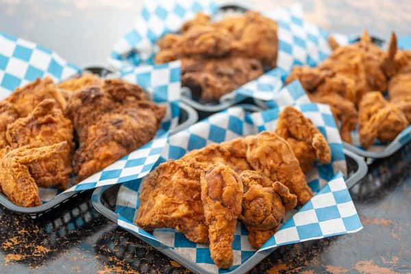 24 piece meal. (w/4 lg. sides)