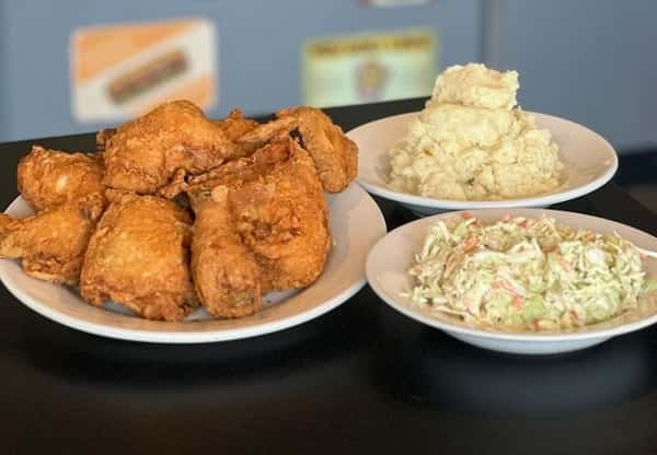 8 Piece Meal. (w/2 med. sides)