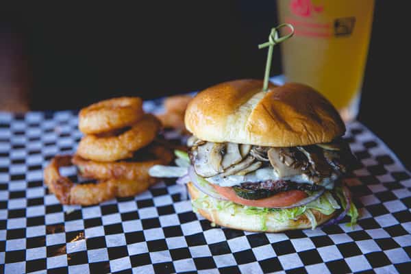Mushroom Cheeseburger