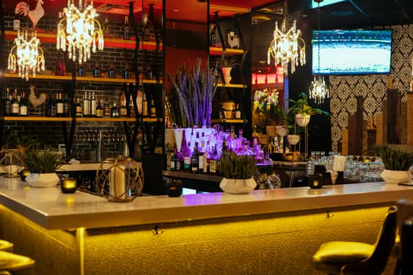 Interior bar lounge area