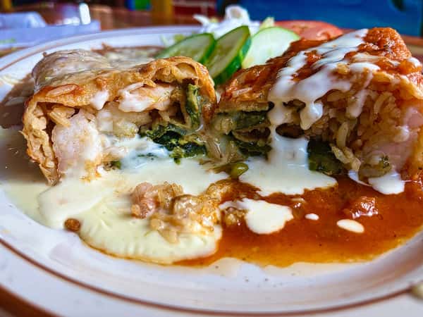 Chimichanga Poblana