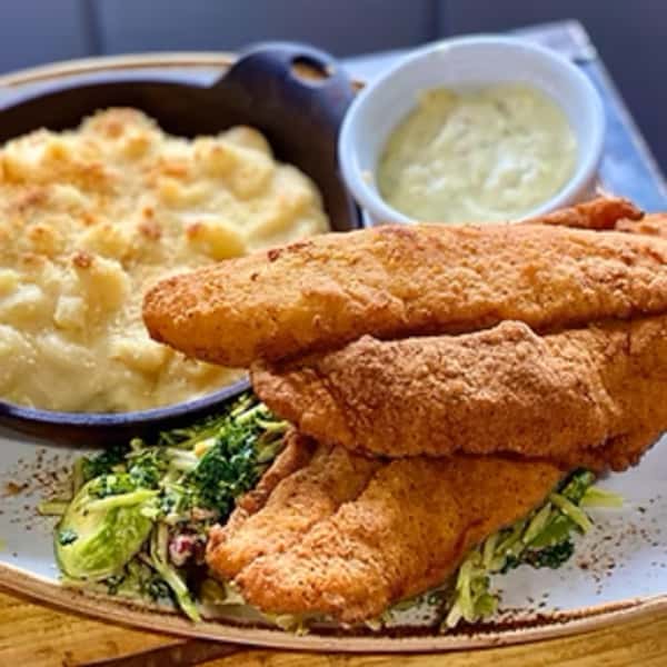 Grandpa's Fried Fish Plate