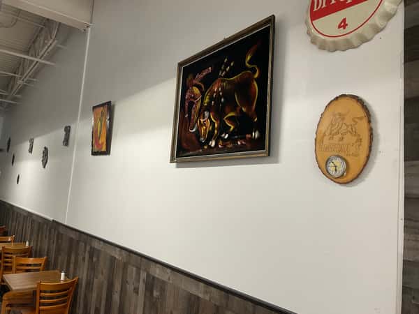 Inside of the restaurant 