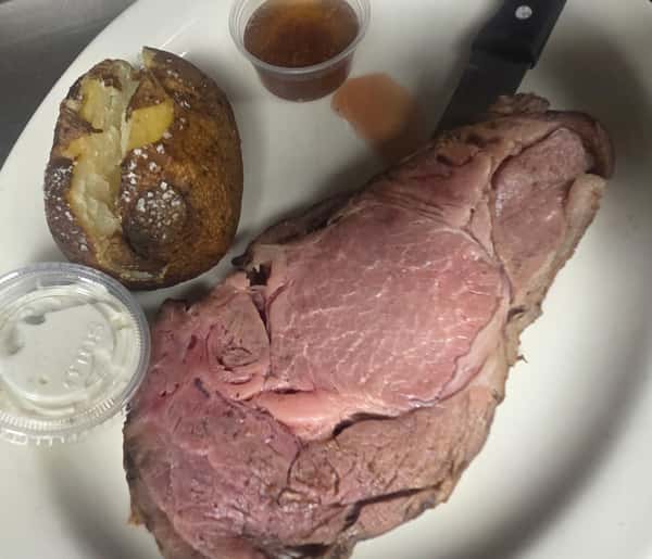 Prime Rib Dinner - Available Fridays & Saturdays, First Come, First Served!