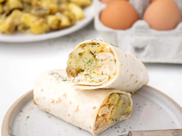#18 Eggs & Potatoes Burrito *