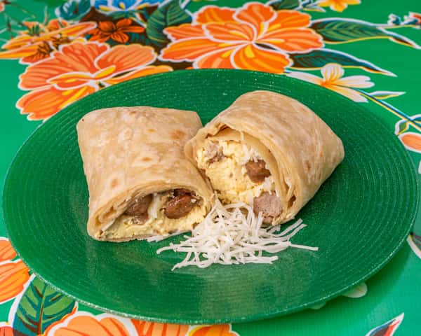#45 Eggs & Sausage Burrito *