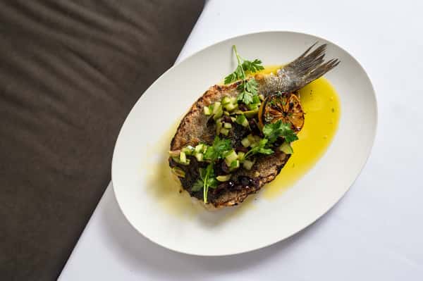 Grilled Whole Branzino