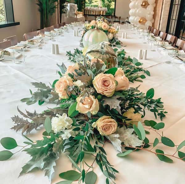 decorated table